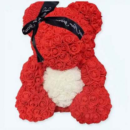 Rose Bear 25cm Artificial roses