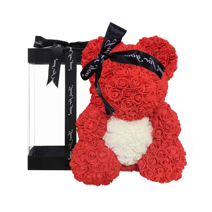 Rose Bear 25cm Artificial roses